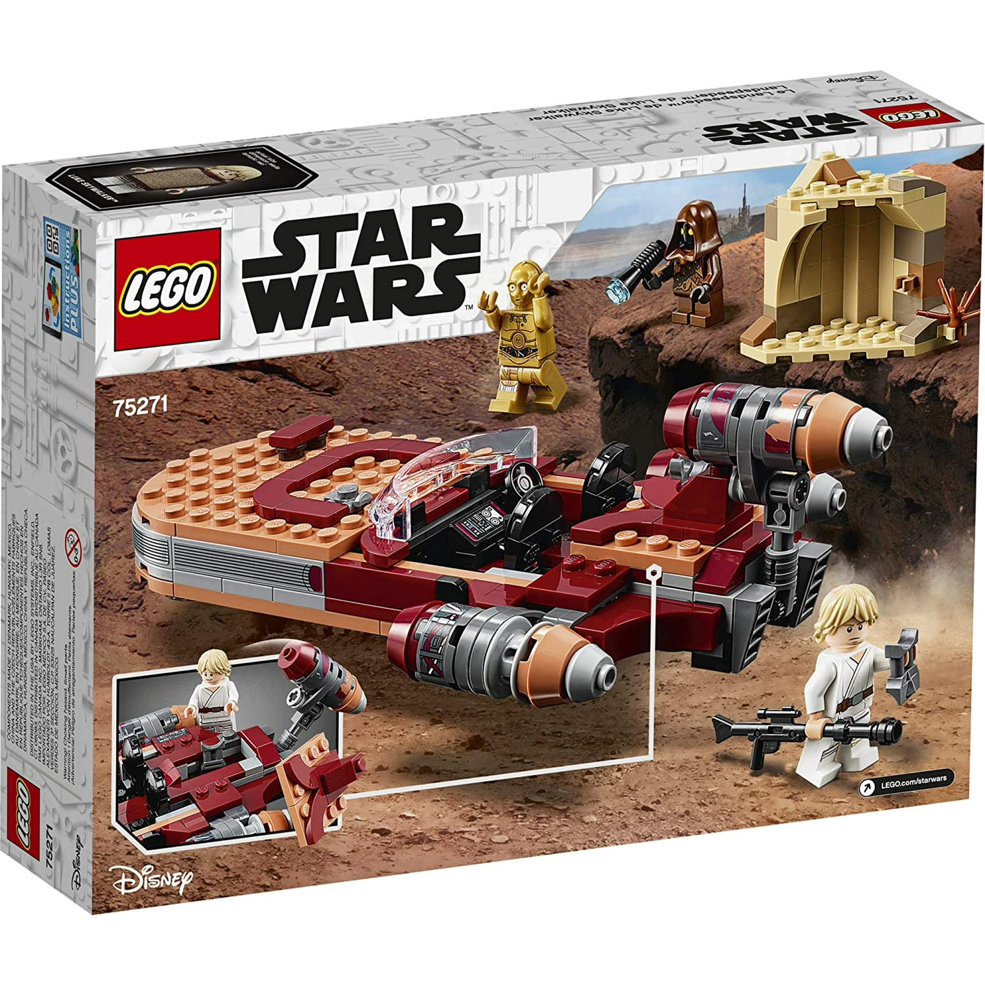 HHHC Star Wars A New Hope Luke Skywalker s Landspeeder 75271 Building Kit Collectible Star Wars Set 236 Pieces Walmart