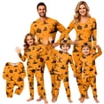 thumbnail image 6 of Halloween Family Matching Pajamas Sets, Halloween Family Leisure Loungewear, Pumpkin Ghost Holiday PJS Sleepwear, Seasonal Halloween Party Family for Home Relaxing Casual Daily Wear Indoor, 6 of 7