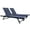 Navy, variant on Vivere Urban Foldable Aluminum Outdoor Chaise Lounge - Set of 2, Navy