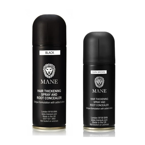 MANE Spray Espesante de Fibra Capilar (200 ml Castaño Medio)