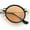 Gold Black - Brown, variant on Vintage Retro Style Small Circle Lens Urban Normcore Luxe Hipster Sunglasses Gold Black - Black