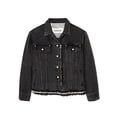 thumbnail image 3 of Andersson Bell BLACK Inside-Out Denim Jacket, US Small, 3 of 3