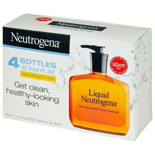 Liquid Neutrogena Fragrance-Free Facial Cleanser (8 fl. oz., 4 pk.)
