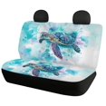 thumbnail image 2 of Pzuqiu Watercolor Sea Turtle Interior Automotive Vehicle Cushion, Anti-Slip Auto Decor Fit for Truck, 2 of 10