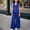 Blue, variant on Girls Summer Clothing Set Single Breasted Sleeveless Lapel Waisted Blazer Vest with Pleated Wide Leg Pants 2 Piece Outfits Blue 9-10Years