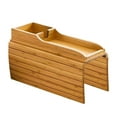 thumbnail image 2 of Portavasos para sofá Portavasos para bebidas y refrigerios Bandeja para brazos de sofá y portavasos Plegable para sillón reclinable o sofá de dos plazas, 2 of 6