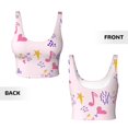 thumbnail image 5 of PAYOHTO Women's Sports Vest Cute Doodles Girl Musical Quick-drying Breathable Lightweight Elastic Exercise Daily Wear Summer Gift, 5 of 7