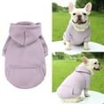 thumbnail image 2 of Rinsvye Autumn and Winter Sweater Pet Clothes Rack Small Denim Pocket Two Legged Pet Clothes for Small Dogs Female Clothes Sports Style Pet Clothes Dog Cat Clothes Pet Supplies, 2 of 9