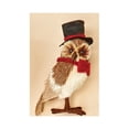 thumbnail image 2 of Worth Imports Standing Grassy Owl with Tophat, 2 of 2