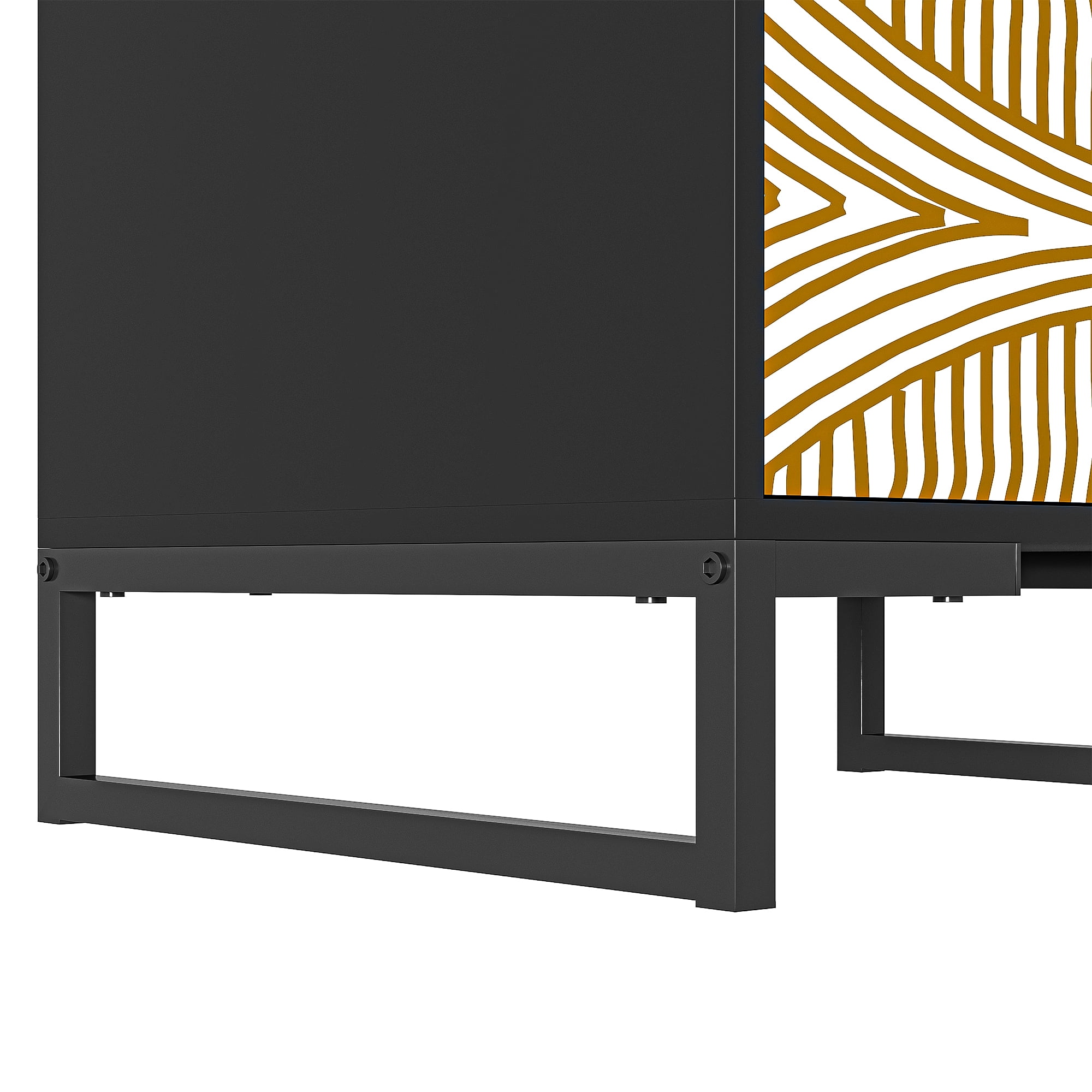Kadyn Nightstand, Nightstand Side Table with 2 Drawers, Night Table for Bedroom, Black Kadyn Nightstand, Nightstand Side Table with 2 Drawers, Night Table for Bedroom, Black