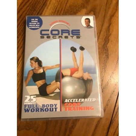 CORE SECRETS 25 MINUTE FULL BODY WORKOUT/ACCLERATED CORE TRAINING (DVD,