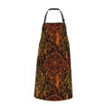 thumbnail image 2 of Lsque Orange Dreamcatcher Waterproof Apron Chef Aprons for Men Heavy Duty Chemical Work Apron Extra Long Grilling Aprons with Adjustable Bib Apron, 2 of 9