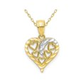 thumbnail image 1 of Collier Pendentif Cœur en Or Jaune 10K avec Chaîne, 1 of 4
