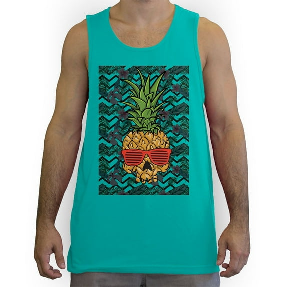 Function - Pineapple Skull Men's Fashion Tank Top