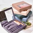thumbnail image 2 of Easy-taken Travel Makeup Brush Set, 5pcs Mini Complete Function Cosmetic Brushes Kit (5pcs With Mirror),jxlgv, 2 of 5