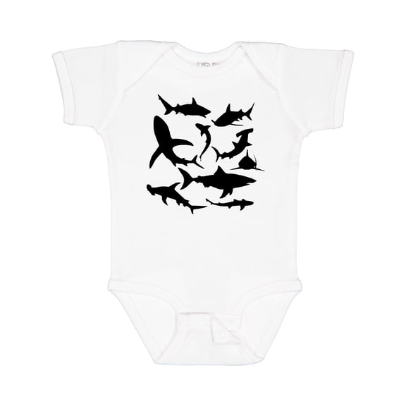 Inktastic School of Sharks Boys or Girls Baby Bodysuit