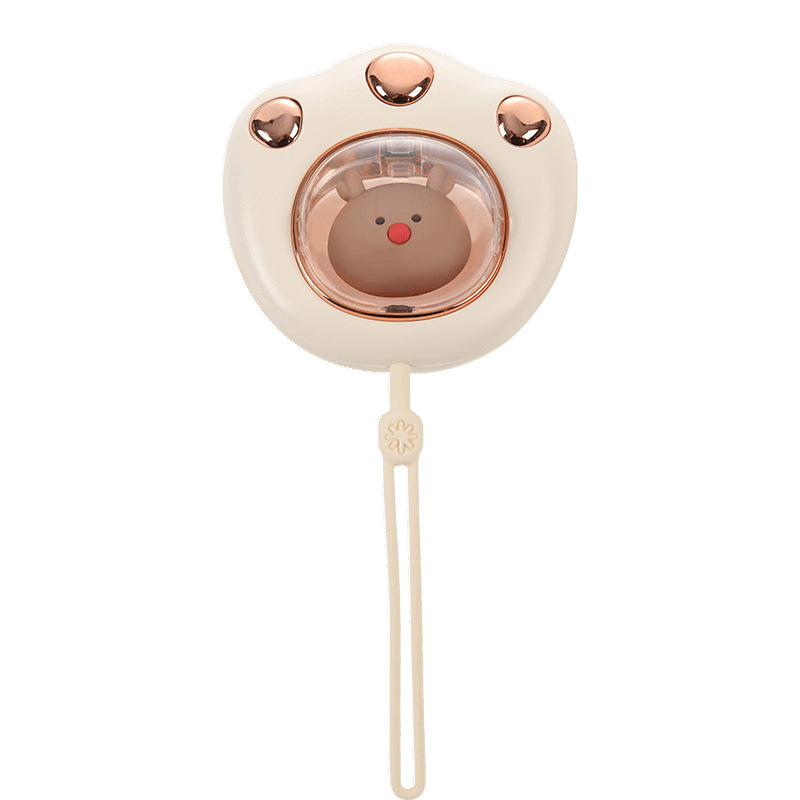 Portable USB rechargeable hand warmer, constant temperature at 55 ℃ , with ambient light, 2-speed temperature adjustment, continuous heating for 2 hours.
