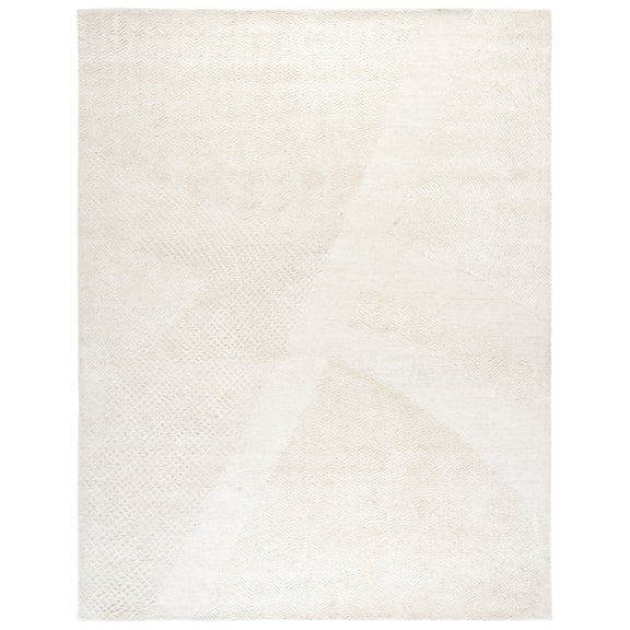 SAFAVIEH Pine Emir Solid Area Rug, Ivory, 8' x 10'