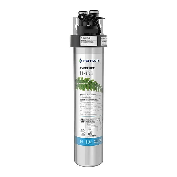 Pentair EV926271 Everpure H-104 125 PSI Compact Drinking Water Filtration System