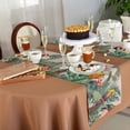 thumbnail image 6 of Table Runner 72 Inches Long for Kitchen Dining, Summer Botanical Dresser Scarf Farmhouse, Dining Table Decorations for Wedding/Parties, Tropical Plants Birds Farmhouse 14 x 72 In, 6 of 9