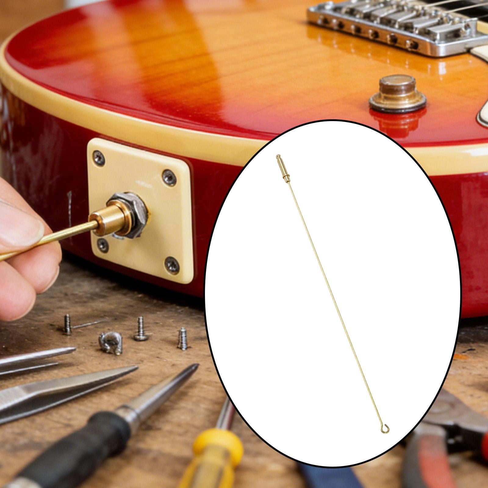 LeeQinersw Guitar Jack Installation Tool Audio 1/4" Jack Pickup Maintenance Easy to Use Lightweight Parts Portable Positioning Repairing