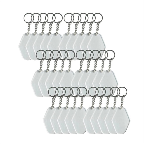 90PCS DIY Acrílico Transparente Colgante Decoración Conjunto Acrílico en Imagen Regalo,B