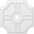 thumbnail image 1 of Ekena Millwork CMP36HS-04000 36 Po OD x 4 Po ID Carré Haus Architecture Grade PVC Contemporain Plafond Médaillon, 1 of 1