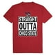 W Republic Clothing 511-163-339-04 Californie Université d'État à Chico T-Shirt de Collège Droit pour Hommes - Cardinal&44; Extra Large – image 1 sur 1
