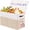 Large Beige and White, variant on Large Toy Storage Box with Lid & Divider, Sturdy Collapsible Organizer Chest, Kids Storage Bins for Nursery Bedroom Playroom, 25"x13"x16", Beige & White