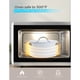 thumbnail image 5 of BLACK+DECKER Juego de Utensilios de Cocina de Aluminio Blanco Cerámico de 9 Piezas, Juego de Ollas y Sartenes con Recubrimiento Antiadherente Cerámico, 5 of 7