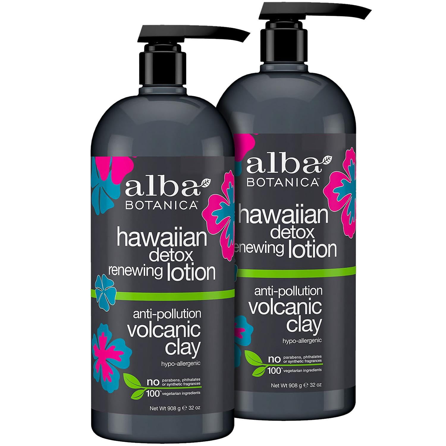 Alba Botanica Hawaiian Detox Renewing Lotion 32 Oz 2 Pk Walmart Com