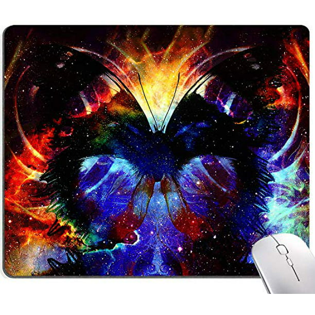 Butterfly in Space Mouse Pad, Galaxy Mouse Pad, Gaming Mouse Mat ...