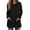 Black, variant on Oversized Sweaters for Women Solid Color Long Sleeve Casual Crew Neck Tops Tunic Loose Blouses With Pockets