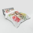 thumbnail image 3 of Ambesonne Rose Bedding Set 3 Pcs, Tender Bloom Skull, Twin, Multicolor, 3 of 3