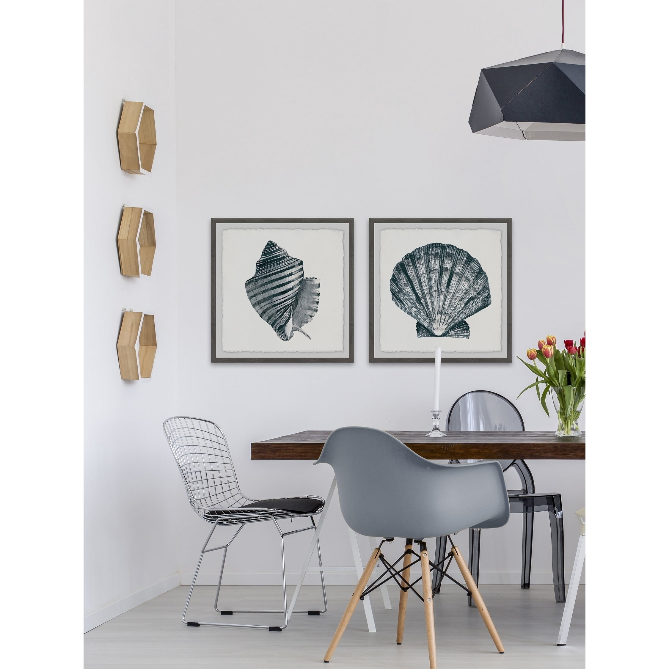 Marmont Hill Striped Queen Conch II Diptych