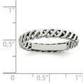 thumbnail image 2 of Sterling Silver Polished Weaved 3.5mm Women's Ring - Size 7, 2 of 2