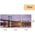 thumbnail image 4 of Hieng Wall Art for Living Room Cleveland Skyline Canvas Art Prints Ohio Cityscape Home Decor City Landscape Painting Picture Modern Artwork Wall Decor (only canvas), 4 of 6