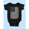thumbnail image 5 of Tstars Boys Unisex 4th of July Baby Bodysuit - Classic White Distressed USA Flag Design - Perfect Independence Day Gift - Patriotic Clothing for Infants - Celebrate America in Style - 24M Gray, 5 of 5