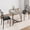 Grey, variant on FOLDLIFE Dining Table Set for 2 to 3, Kitchen Table with 2 Upholstered Chairs, 3-Piece Round Dining Room Table Set for Small Space, Grey