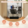 thumbnail image 3 of Wooden Floor Mirror Stand Nonslip Floor Mirror Support Base Portable Floor Mirror Holder Makeup Mirror Bracket Floor Mirror Rack Wood Artwork Holder Rack for Floor Mirror Artwork, 3 of 11