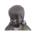 thumbnail image 5 of Meditating Buddha Statue – Natural Bronze Appearance – Made of Resin – Lightweight – 24” Height, 5 of 6