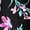 Black Onyx Botanical, variant on Sleeveless 100% Cotton Nightgown with Pockets in 36",Women's Sizes XS-5X