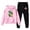 a-Pink31, variant on FINALGANG Valentine's Day Boys Kids Dinosaur Prints Tracksuit Long Sleeve Loose Fit Hoodie Elastic Waisted Sweatpants For Casual Daily Wear Trendy Outfit
