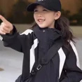 thumbnail image 2 of Nueva gran oferta de chaqueta de exterior para niños de estilo informal de temporada, abrigo de moda para niñas, versión coreana de moda de otoño, medio a, 2 of 5