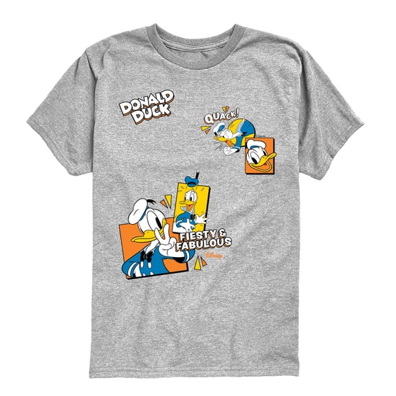 Disney - Donald Faux Hit - Youth Boys Short Sleeve Graphic T-Shirt