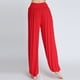 thumbnail image 3 of Pantalones de baile para mujer, de modal, sueltos, con piernas anchas, para práctica de yoga latino, largos, suaves, para el hogar, N24, 3 of 5