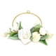 thumbnail image 3 of Corona colgante, aro floral, anillo de metal, corona floral, aro floral, materiales de la mejor calidad, 3 of 12