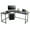 Black Straight, variant on WDZS 58" L-Shape Gaming Desk Corner Computer Desk Laptop Table Office Workstation