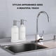 thumbnail image 2 of Set dispensador de jabón de vidrio de 500 ml con bomba de acero inoxidable 304, 2 of 7