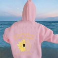 thumbnail image 1 of Sudadera unisex de gran tamaño con estampado de girasoles, mangas caídas y hombros descubiertos, estilo informal, para hombre y mujer, 1 of 5